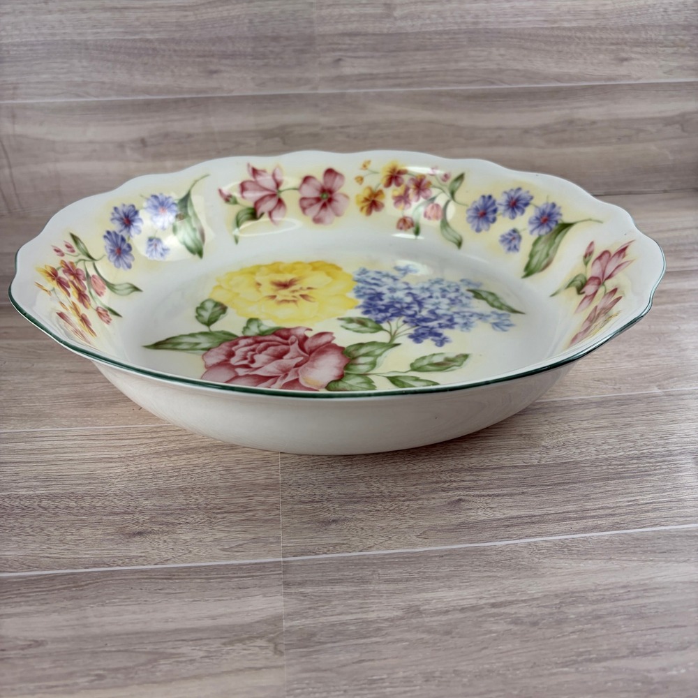 Jessica McClintock Westbury Court Christina 13" Fine China Serving Bowl Pasta - Picture 3 of 7